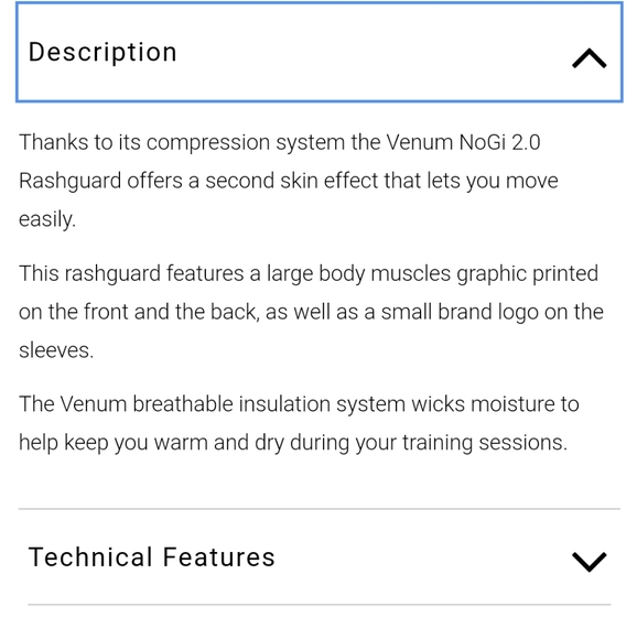 NWT BLACK & WHITE Venum Rashguard - Picture 3 of 6